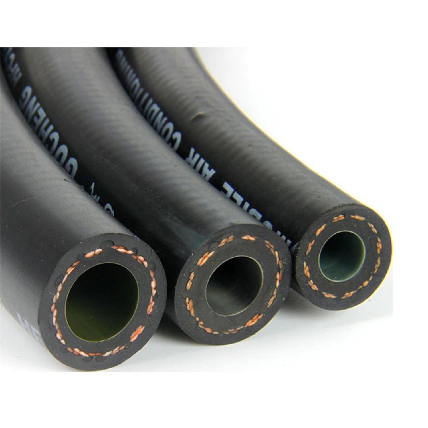 Rubber hose with steel fiber