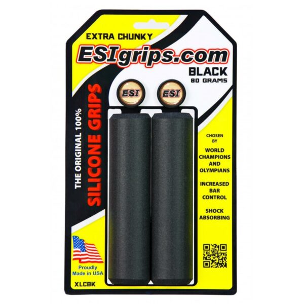 ⁦גריפים סיליקון לאופניים ESI Extra CHUNKY⁩ – תמונה ⁦7⁩