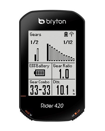 מחשב אופניים ברייטון Bryton Rider 420 T