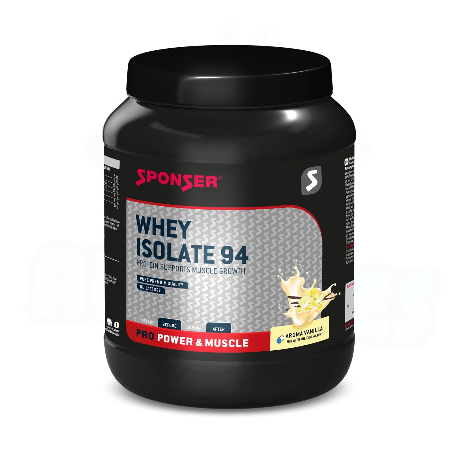 חלבון מי גבינה ספונסר SPONSER WHEY ISOLATE 94 (2) חלבון מי גבינה ספונסר SPONSER WHEY ISOLATE 94