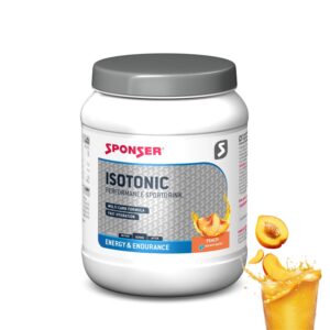 משקה איזוטוני אבקה להכנת משקה איזוטוני בטעם אפרסק Sponser Isotonic Peach
