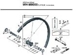 שפיץ לגלגלי Shimano WH-M9000 באורך 298 מ"מ