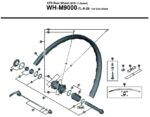 שפיץ לגלגלי Shimano WH-M9000 באורך 298 מ"מ