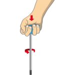 מפתח T אלן משושה 2.5 מ"מ UNIOR