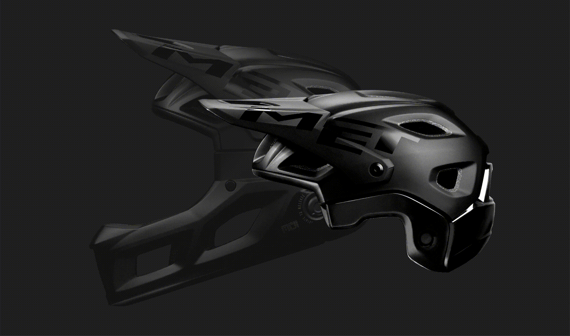 קסדת אופניים מלאה מתפרקת MET PARACHUTE MCR MIPS