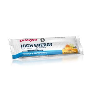 חטיף אנרגיה בטעם וניל משמש Sponser HIGH ENERGY BAR