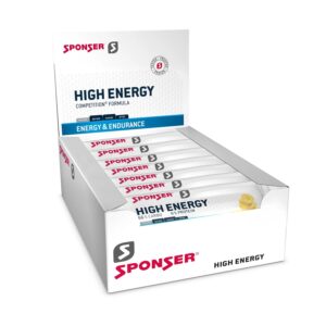 מארז 30 חטיפים אנרגיה בטעם בננה Sponser HIGH ENERGY BAR