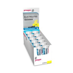 אלקטרוליטים 10 טבליות בטעם לימון Sponser Electrolytes lemon
