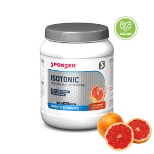אבקה להכנת משקה איזוטוני בטעם תפוז אדום Sponser Isotonic Fruit Mix