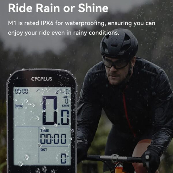 מחשב דרך לאופניים אלחוטי Cycplus M1 GPS