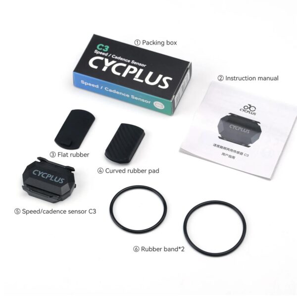 חיישן מהירות וקדנס לאופניים Cycplus Speed-Cadence Sensor