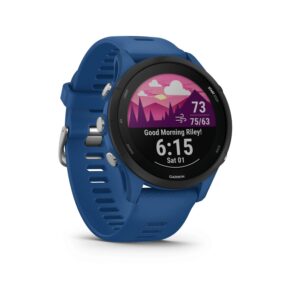 שעון גרמין ספורט חכם Garmin Forerunner Music 255 46mm - כחול