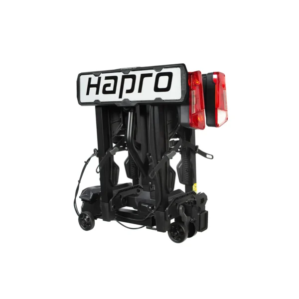 מנשא לאופניי שטח חשמלי ל2 זוגות לוו גרירה לרכב Hapro Atlas premium Xfold II