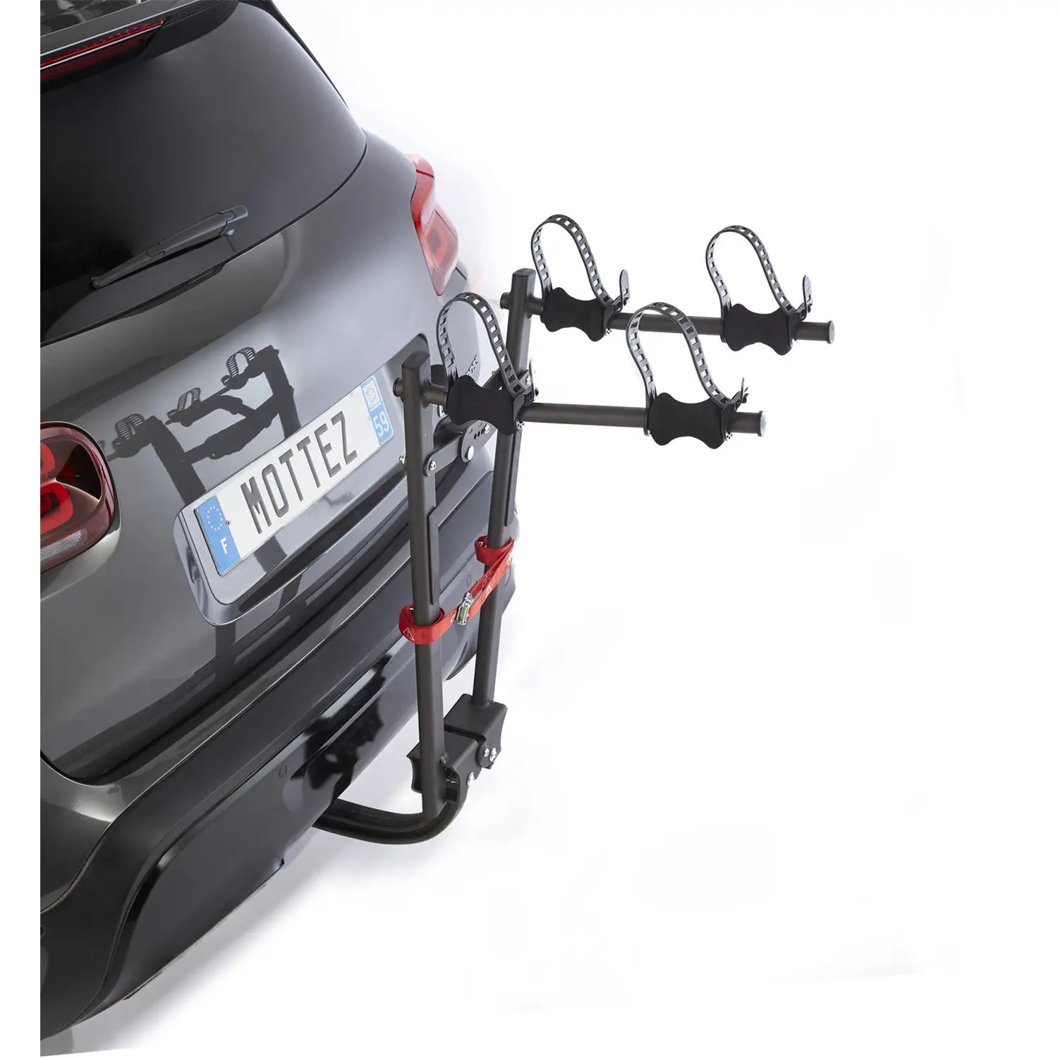 מנשא לאופניי שטח חשמלי לוו גרירה לרכב 2 זוגות Mottez Jupiter 2 (1) מנשא לאופניי שטח חשמלי לוו גרירה לרכב 2 זוגות Mottez Jupiter 2