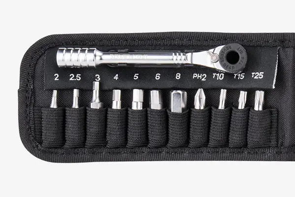 סט כלים עם רצאט לאופניים טופיק Topeak LITE DX Plus