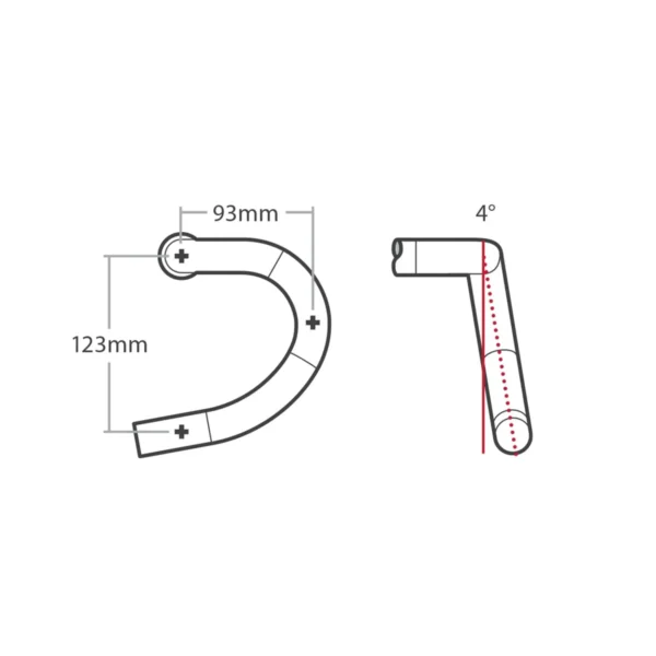 ⁦כידון קרבון לאופני כביש אינטגרלי עם סטם Bontrager XXX Integrated⁩ – תמונה ⁦2⁩