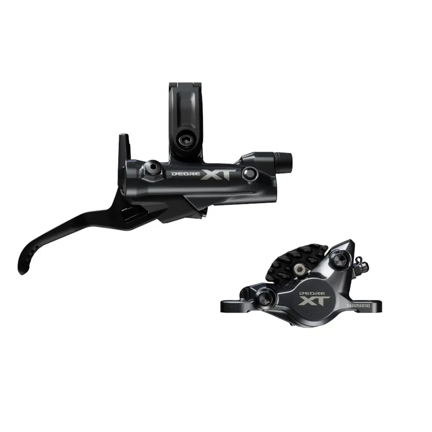סט ברקס אחורי 2 בוכנות לאופני שטח Shimano XT BR-M8200 (3) סט ברקס אחורי 2 בוכנות לאופני שטח Shimano XT BR-M8200