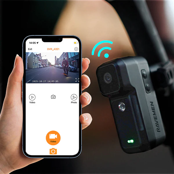 נצנץ ומצלמה אחורית לאופניים Ravemen NT301 (3) נצנץ ומצלמה אחורית לאופניים Ravemen NT301