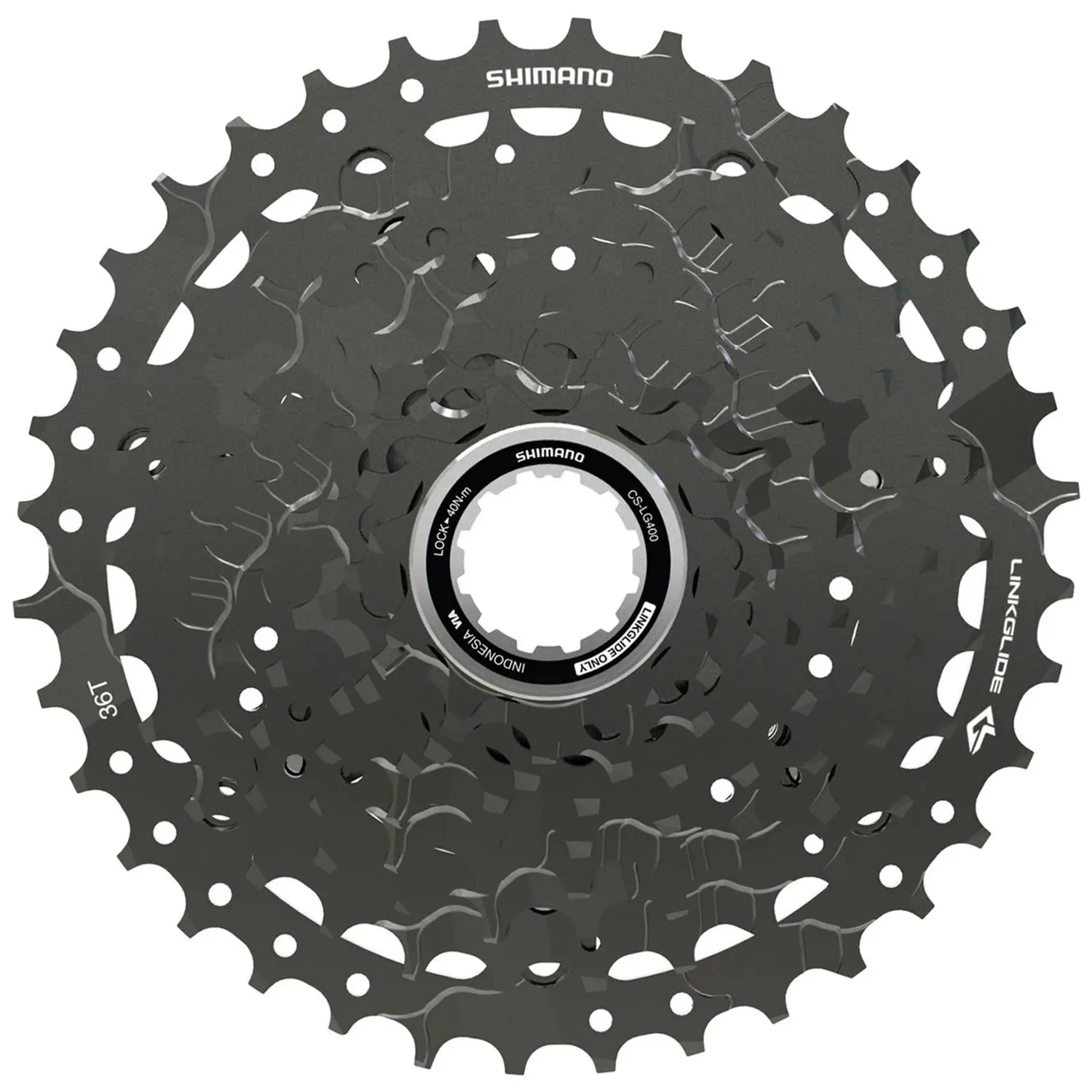 קסטה 9 הילוכים לאופני שטח 11 על 36 Shimano LG400 (2) קסטה 9 הילוכים לאופני שטח 11 על 36 Shimano LG400